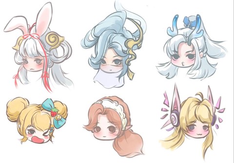 王者荣耀q版怎么画[图2]